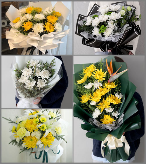 安徽合肥市长丰县罗塘乡白事花束代送